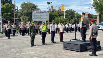 Upacara Gelar Pasukan Operasi Keselamatan Turangga T.A. 2026 Polres Lembata