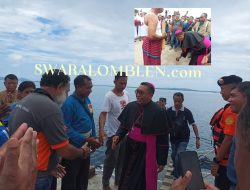 Mgr. Hans Mointero Disambut Meriah Saat Tiba Perdana di Lewoleba