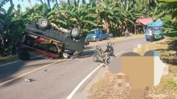 Kecelakaan Lalu Lintas di Lembata, Sepeda Motor Tabrakan dengan Pick Up di Tikungan Sawarlaleng