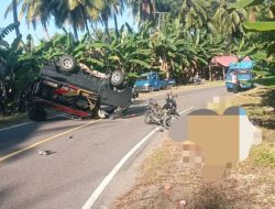 Kecelakaan Lalu Lintas di Lembata, Sepeda Motor Tabrakan dengan Pick Up di Tikungan Sawarlaleng