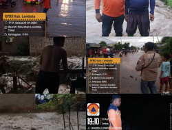 22 Titik Banjir Kepung Kota Lewoleba, Pagar Kantor Bupati Ambruk